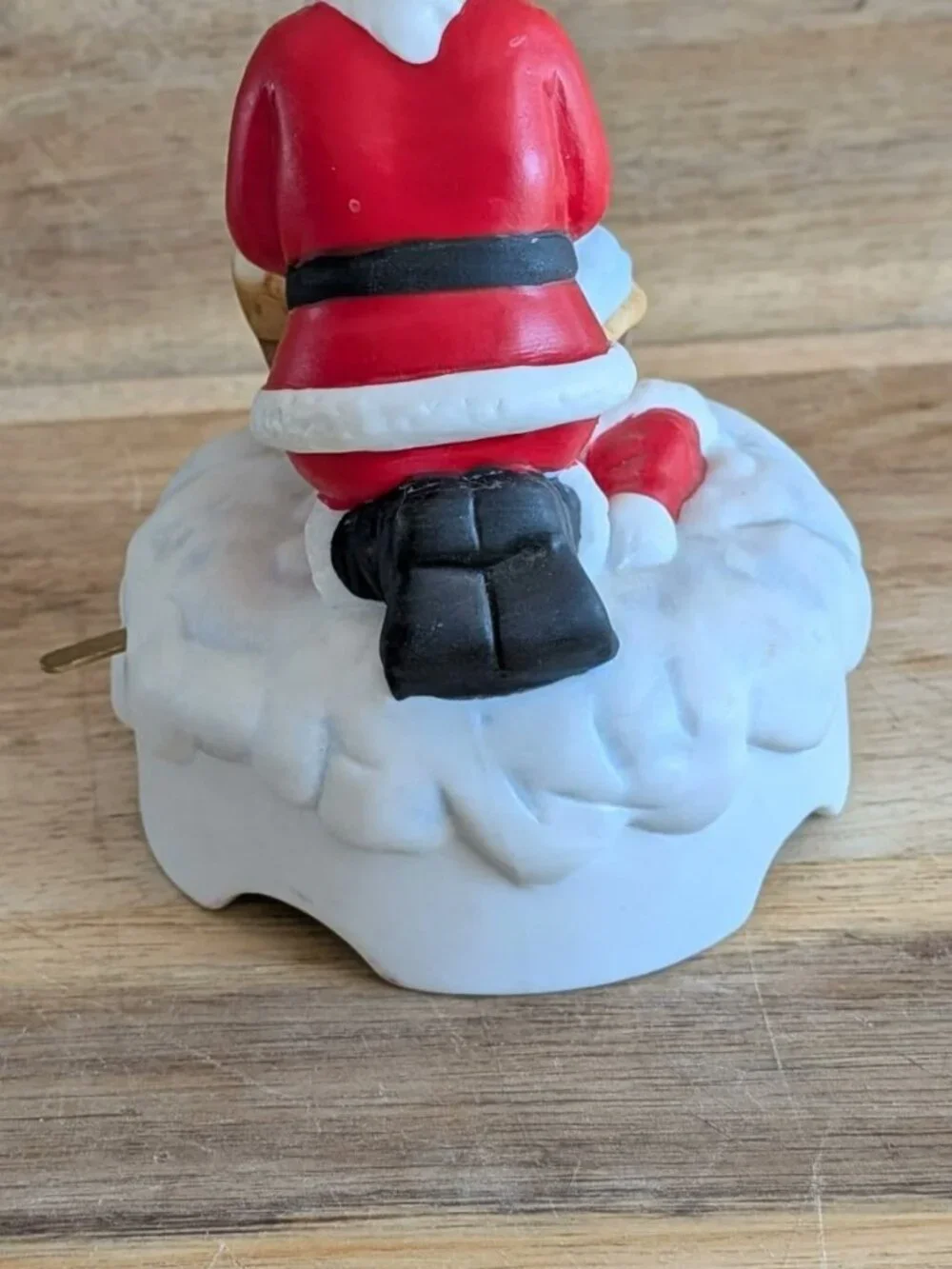 Vintage 1983 Roman Inc. Kneeling Santa Prayer Music Box  